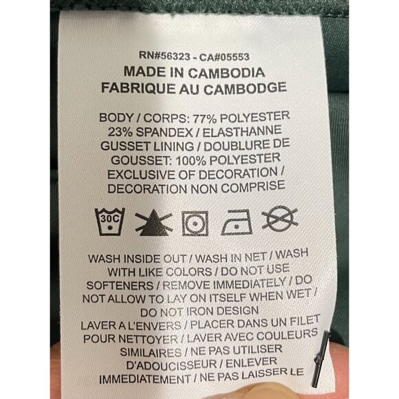 Jordan Dri-Fit Green Leggings Tight Fit Womens S Polyester/Spandex Blend - Picture 15 of 16